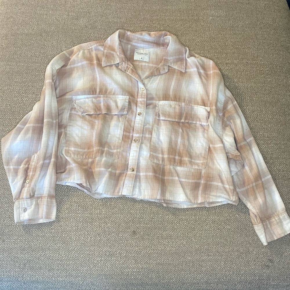 Abercrombie & Fitch Cropped Flannel Soft A&F Collection